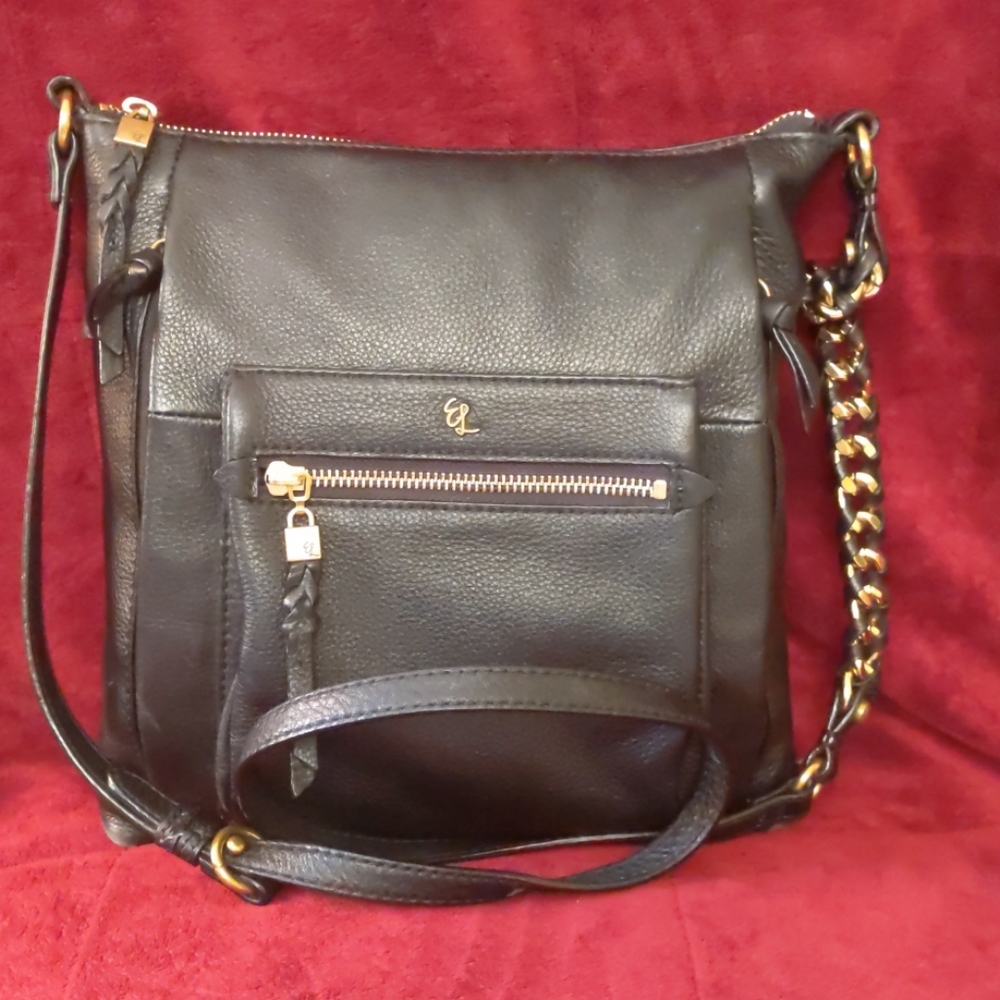 Elliot Lucca Black Crossbody Purse